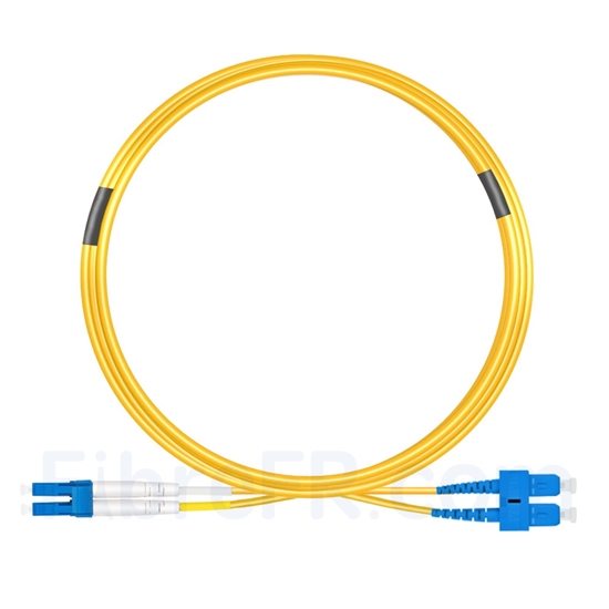 FibreFR Jarretière Fibre Optique Monomode OS2 LC SC Duplex 10m